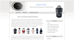 Desktop Screenshot of downthesink.com